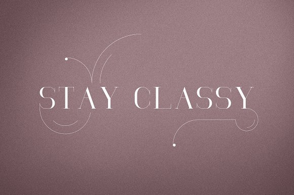RoseGold Serif font + 10 Logos