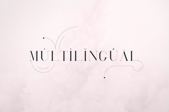 RoseGold Serif font + 10 Logos