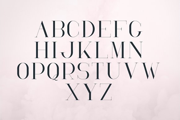 RoseGold Serif font + 10 Logos