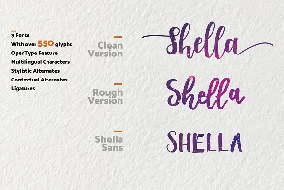 Shella Font Trio