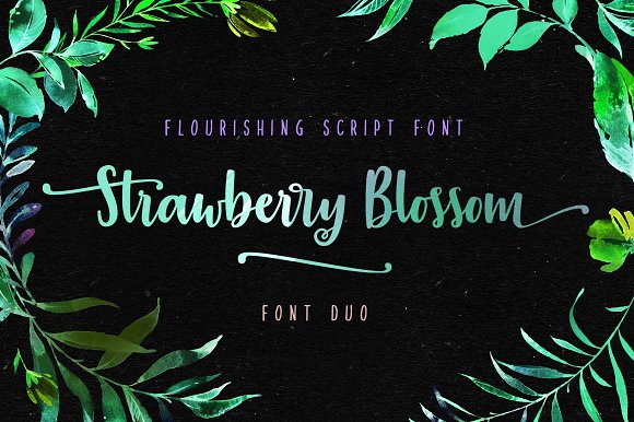 Strawberry Blossom Font