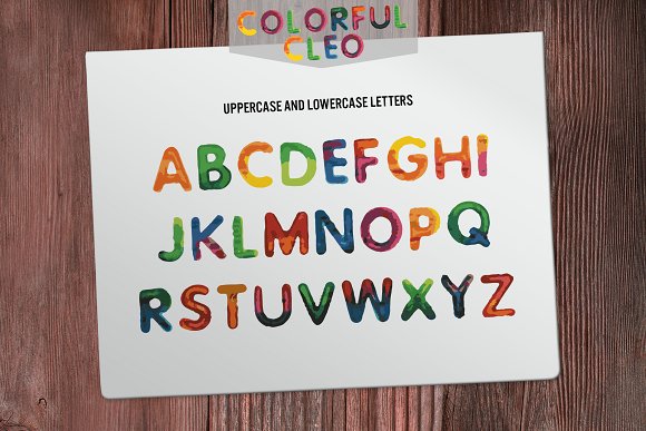 Colorful Cleo - Color Font