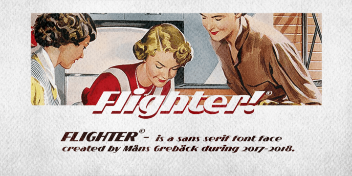 Flighter Font Flighter Font