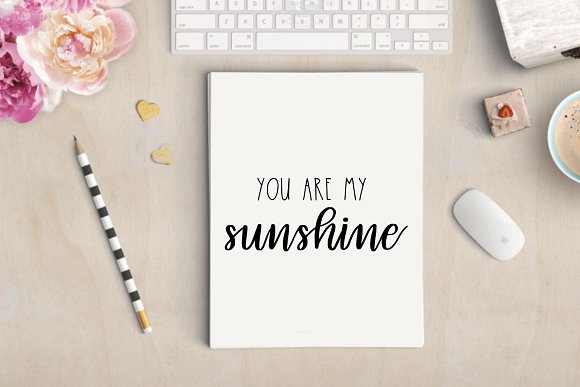 Hand Lettered Font Duo Hand Lettered Font Duo