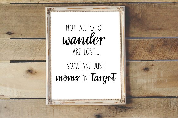 Hand Lettered Font Duo Hand Lettered Font Duo