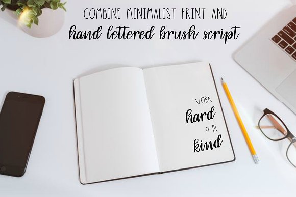 Hand Lettered Font Duo Hand Lettered Font Duo