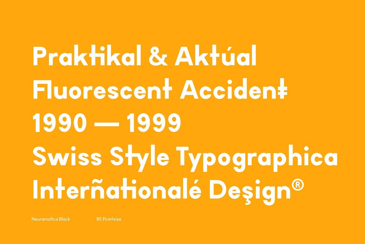 TG Neuramatica Font Family