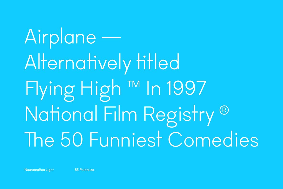 TG Neuramatica Font Family