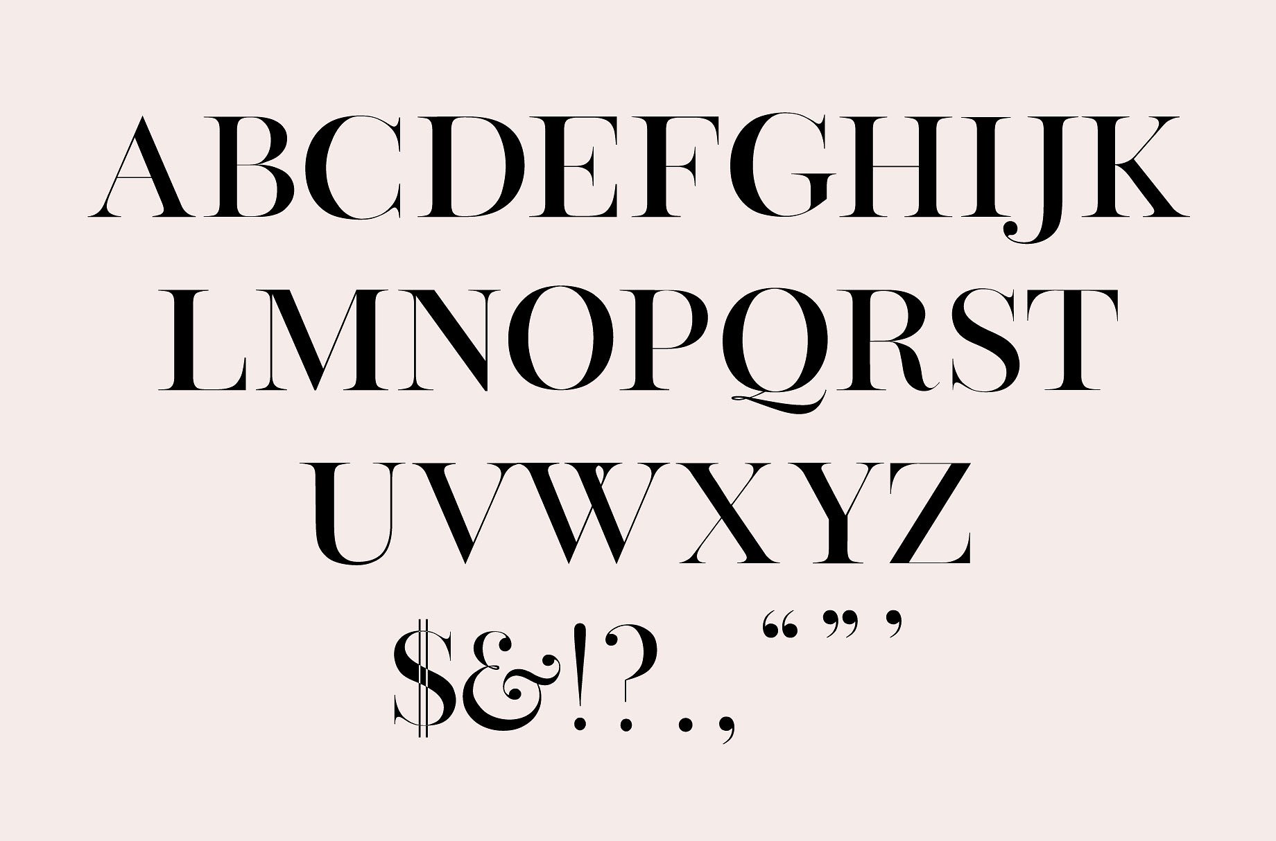 typeface examples