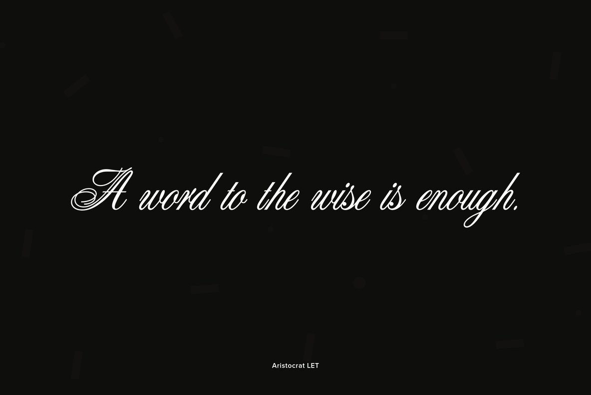 Aristocrat Font Aristocrat Font