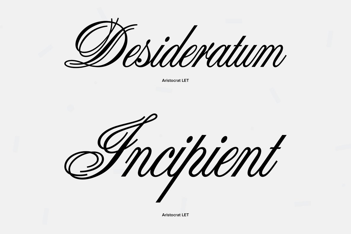 Aristocrat Font Aristocrat Font