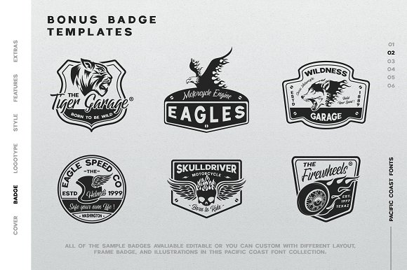 PACIFIC COAST Font + Extras PACIFIC COAST Font + Extras