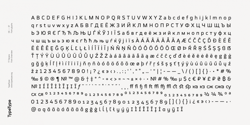 TT Severs Font Family