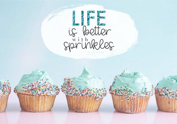 Vanilla Cupcake - Script Font