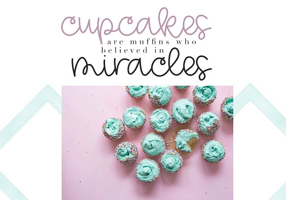 Vanilla Cupcake - Script Font