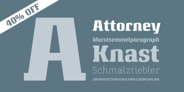 Attorney Font Family