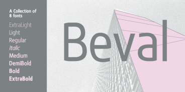 Beval Font Family