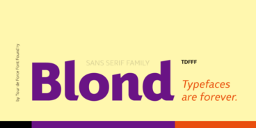 Blond Font Family