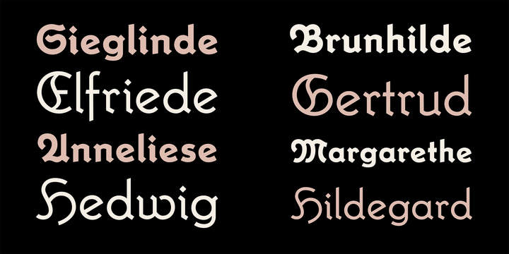 Krimhilde Font Family