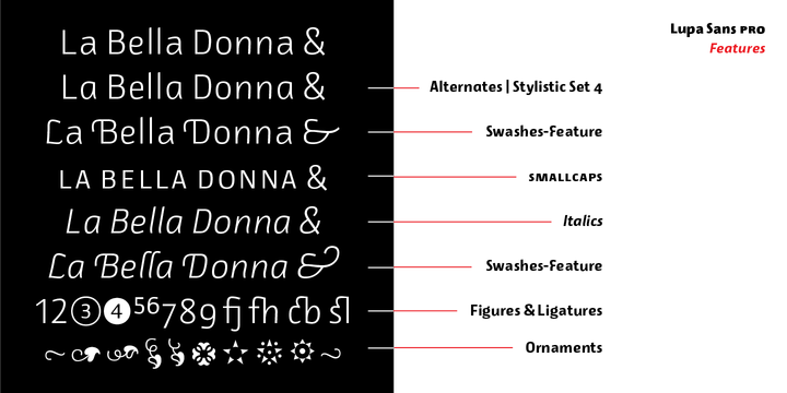 Lupa Sans Pro Font Family