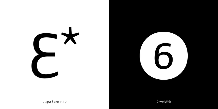 Lupa Sans Pro Font Family