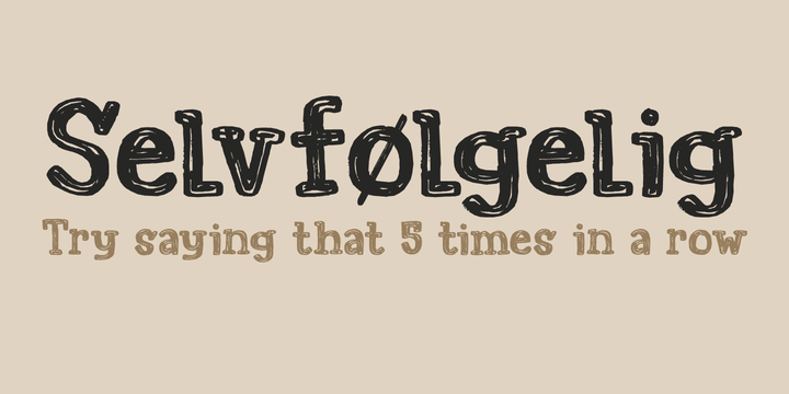 Printout Font