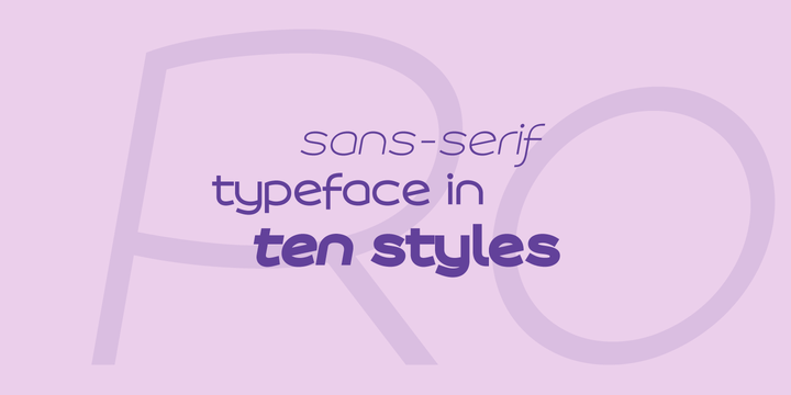 Roona Sans Font Family