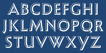 Shango Chiseled Font