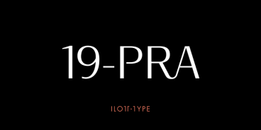 19-PRA Font Family