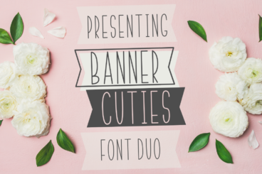 Banner Cuties Typefac