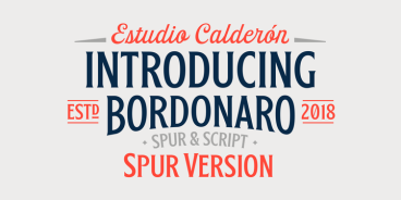 Bordonaro Spur Typeface