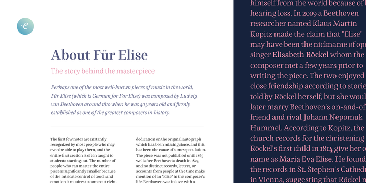 Elisetta Font Family