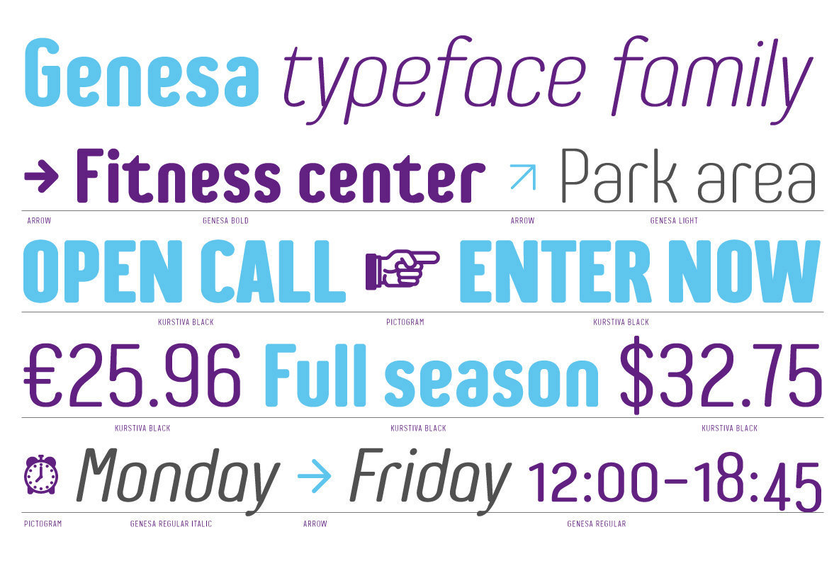 Genesa Font Family