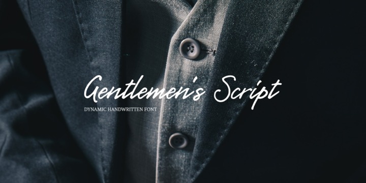 Gentlemens Script Font - iFonts.xyz