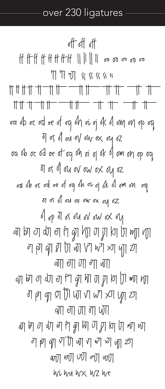The Overthinkers Script Font