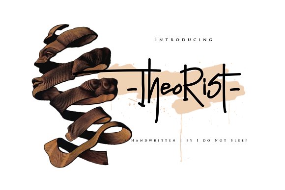 Theorist Script Font Theorist Script Font