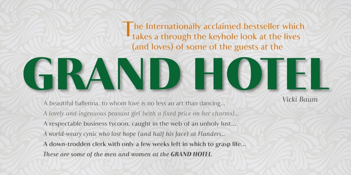 Astoria Classic Sans Font Family