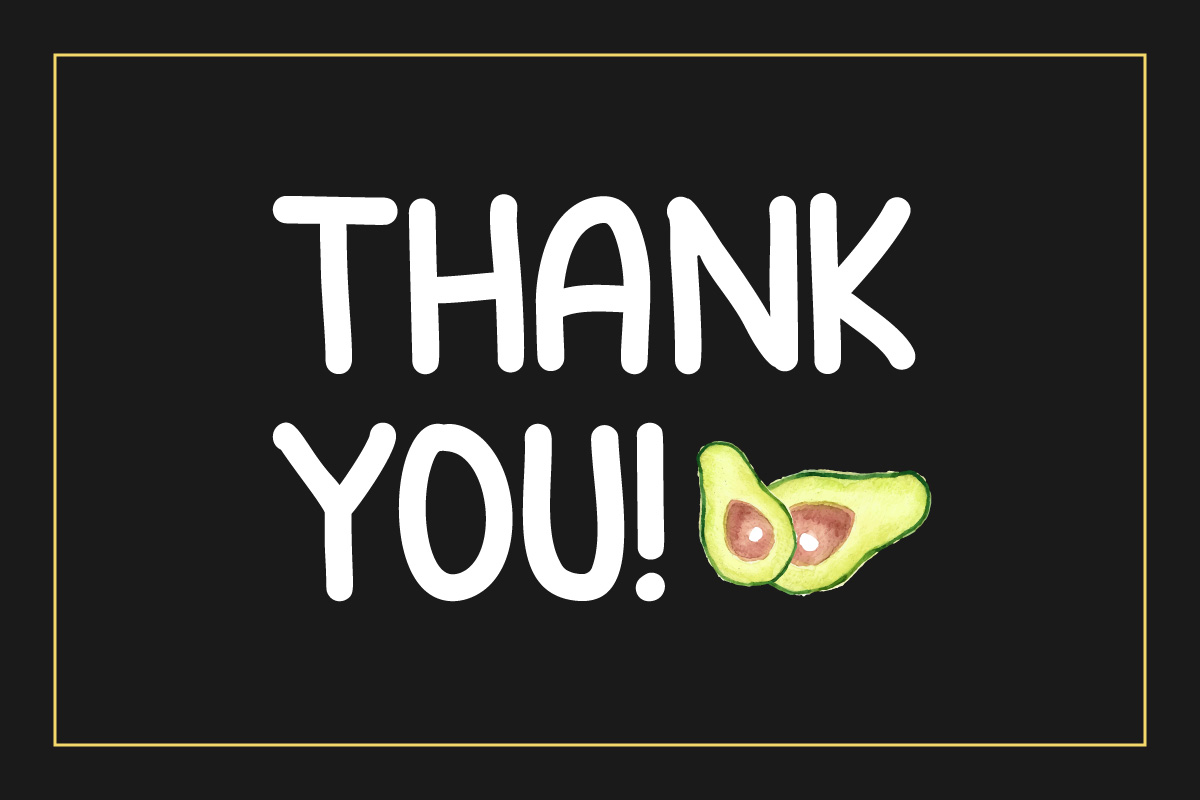 Avocados Font