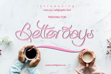 Betterday Calligraphic Font