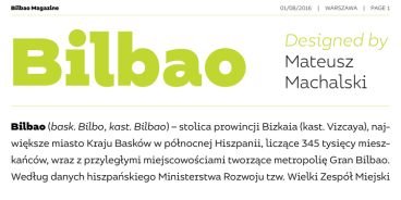 Bilbao Font