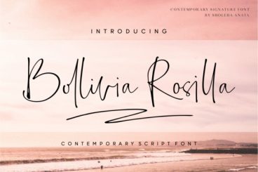 Bollivia Rosilla Script
