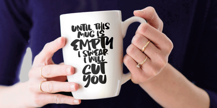 Chaotic Neutral Brush Font