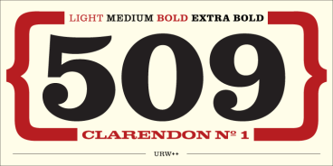 Clarendon No 1 Font Family