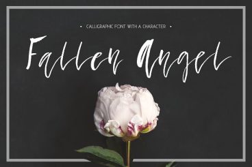 CM - Fallen Angel - Calligraphic Font