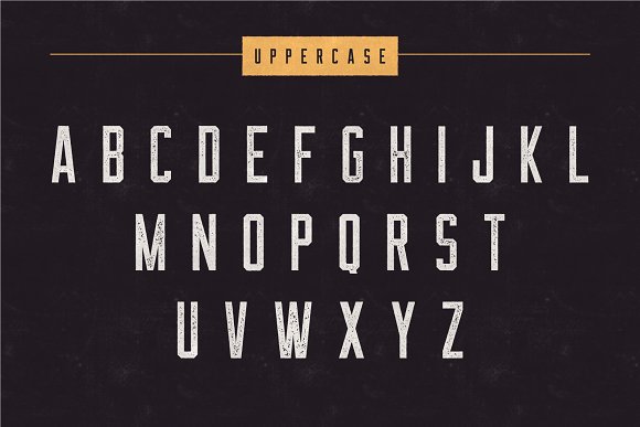 CM - The Farmer Font - Condensed Typeface