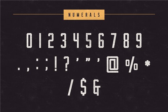 CM - The Farmer Font - Condensed Typeface