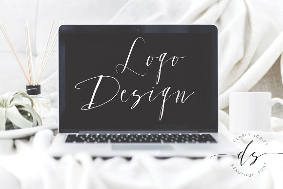 Dearly Script, New Calligraphy Font Dearly Script, New Calligraphy Font