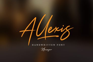 Fontbundles - Allexis Signature Script