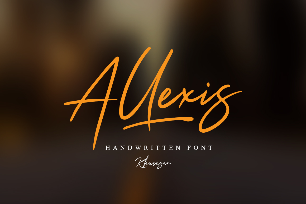 Fontbundles - Allexis Signature Script