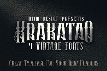 Fontbundles - Krakatao - Vintage Font